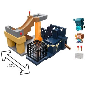 Mattel Mattel Minecraft Mini Mode Playset, Rise - Image 3